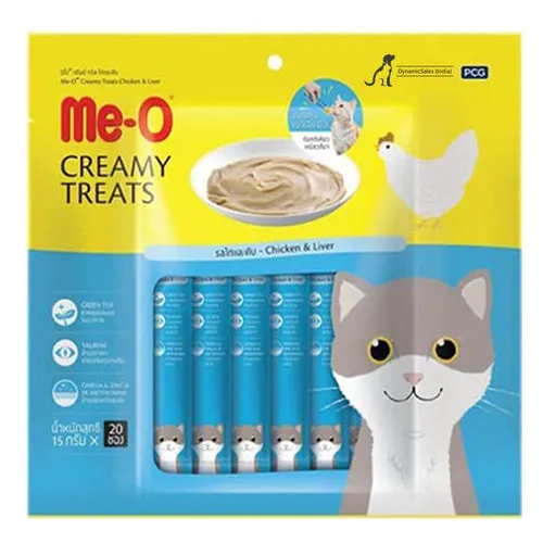 Me O Creamy Chicken Liver Cat Treats