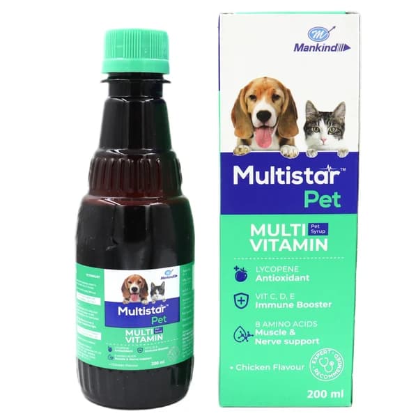 Mankind Multistar Pet Syrup for Dogs & Cats – 200 ml